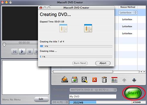 iMacsoft DVD Creator for Mac