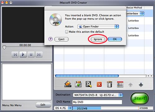 iMacsoft DVD Creator for Mac