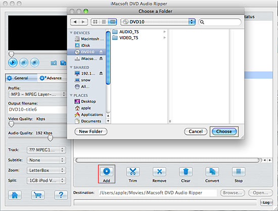 iMacsoft DVD Audio Ripper for Mac