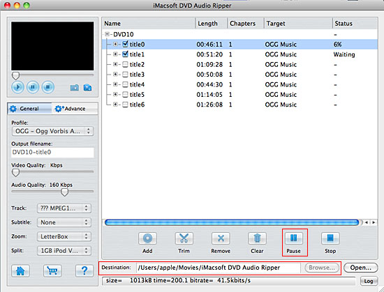 iMacsoft DVD Audio Ripper for Mac