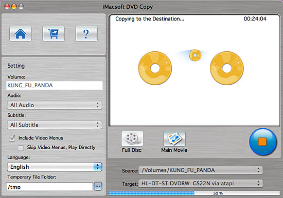 iMacsoft DVD Copy for Mac