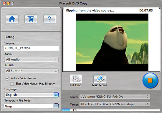 iMacsoft DVD Copy for Mac