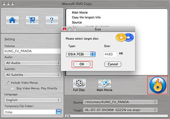 iMacsoft DVD Copy for Mac