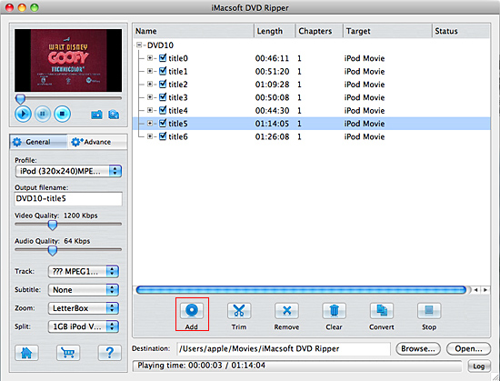 iMacsoft DVD Ripper for Mac