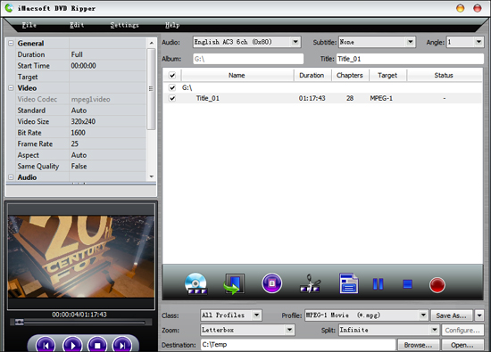 iMacsoft DVD Ripper