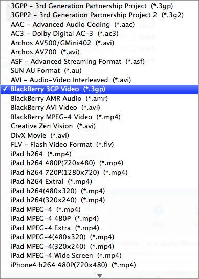 iMacsoft DVD to BlackBerry Converter for Mac