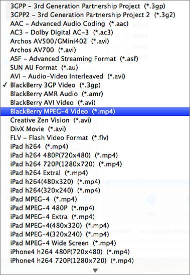 iMacsoft DVD to BlackBerry Converter for Mac