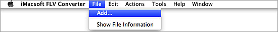 iMacsoft FLV Converter for Mac