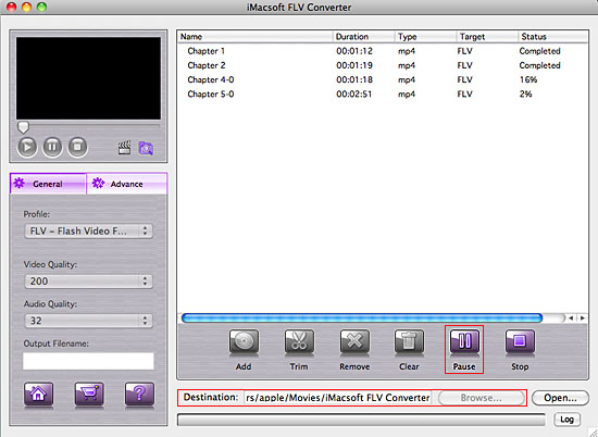 iMacsoft FLV Converter for Mac