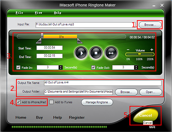 iMacsoft iPhone Ringtone Maker