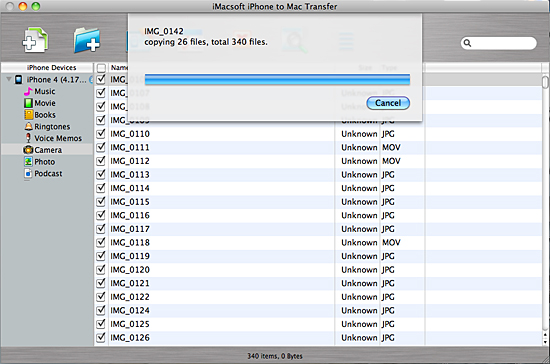 iMacsoft iPhone to Mac Transfer