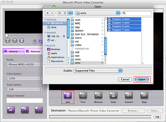 iMacsoft iPhone Video Converter for Mac