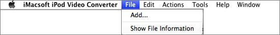 iMacsoft iPod Video Converter for Mac
