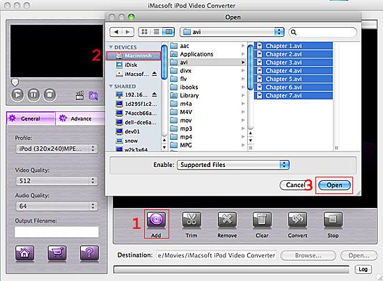 iMacsoft iPod Video Converter for Mac