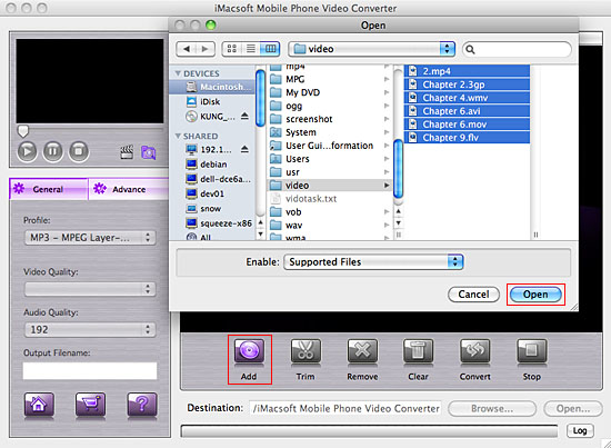 iMacsoft Mobile Phone Video Converter for Mac