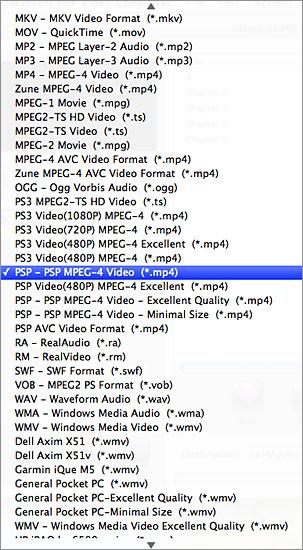 iMacsoft PSP Video Converter for Mac