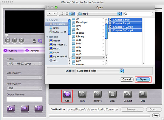 iMacsoft Video to Audio Converter for Mac