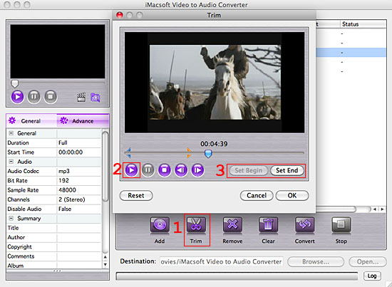 iMacsoft Video to Audio Converter for Mac